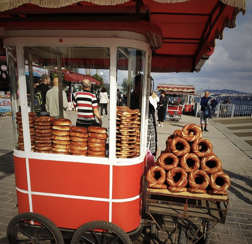 simit streetfood in istanbul
