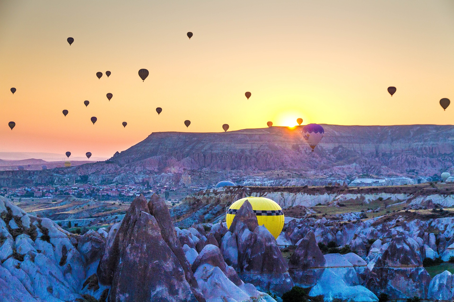 Luchtballonvaart Cappadocië