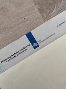 VOG aanvragen bij emigratie naar Turkije