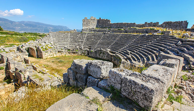 De oude stad Xanthos